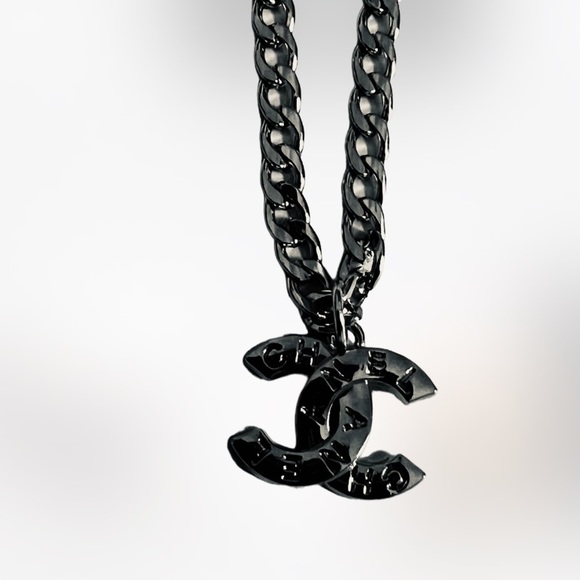 Stainless Steel Silver Curb Chain Necklace 16-17” - Picture 4 of 7